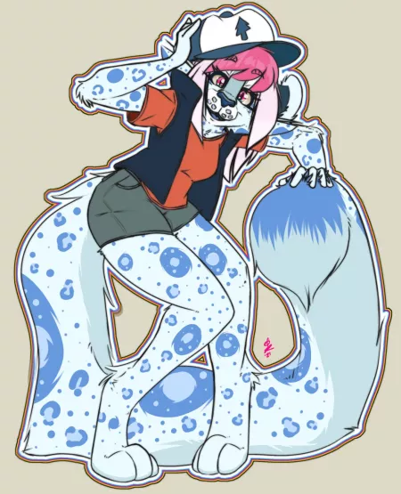 FLUFFY Gravity Falls Snep Girl By @swiftchee on Twitter by ir0npaw