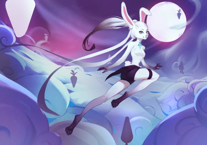 Fluffy Runner (Art by me :) by LuieArt