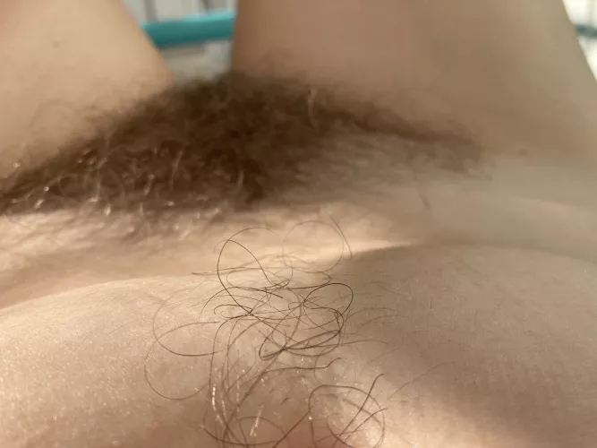 Follow my happy trail down to my rug by Kinkyemma00