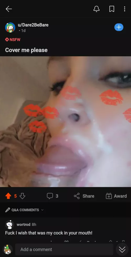 Follow the love of my life u/dare2bebare [image] by gingerbeanandme