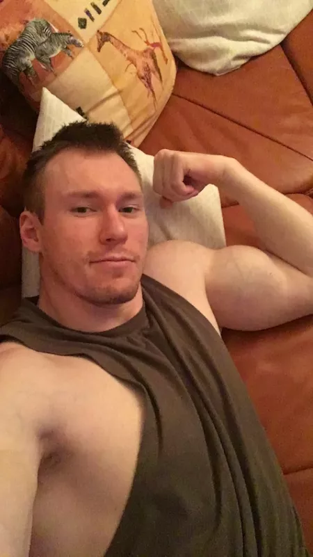 Football watching selfie by GODJADEN