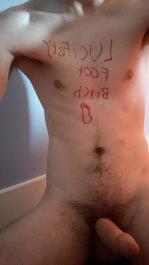 for goddess Lucifer <3 by footslave17