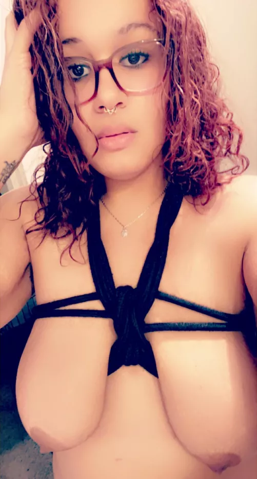 For my birthday daddy tied me up. 🪢 by pharmtech92