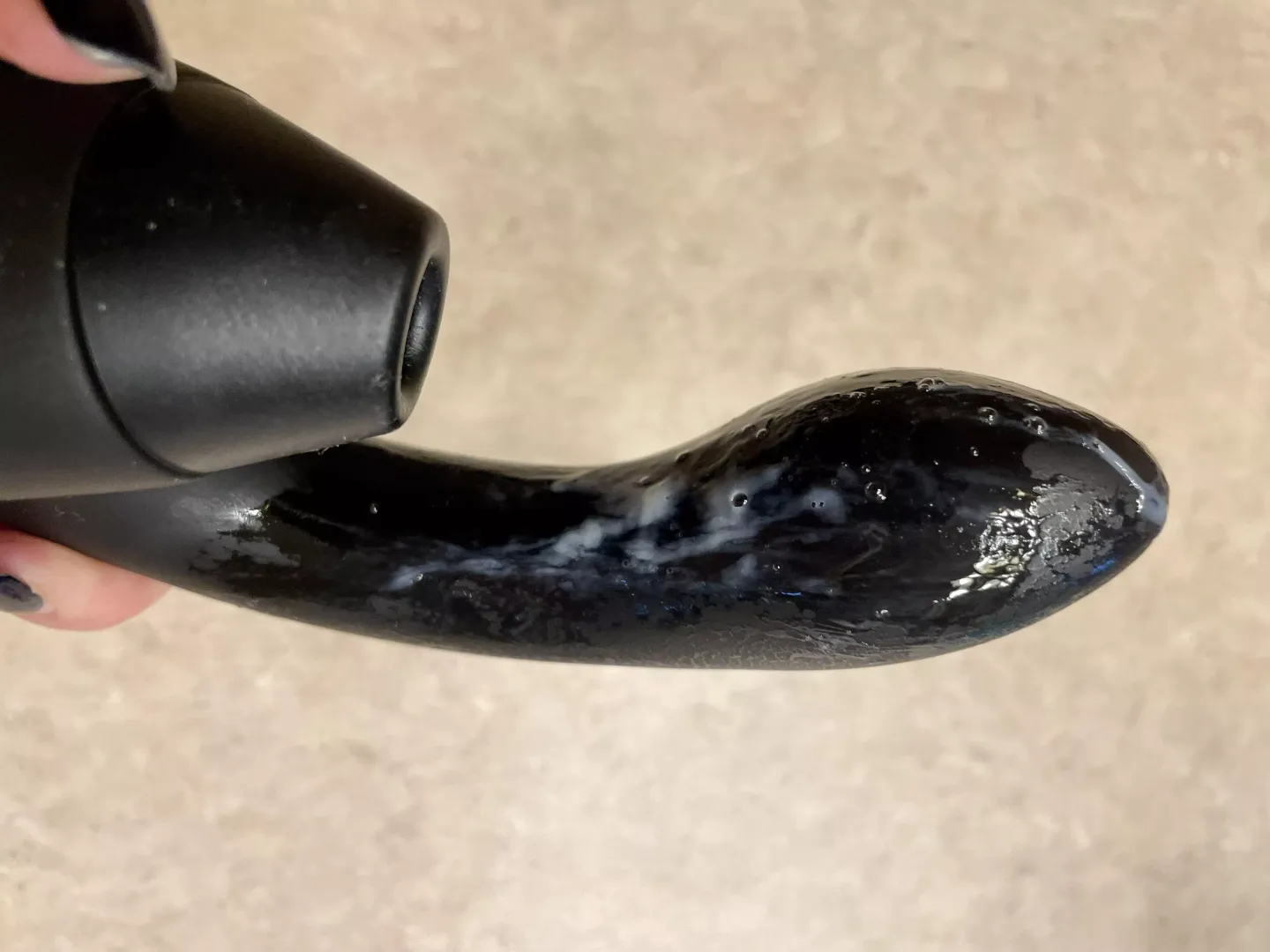 For those of you who wanted to know how creamy I get… posted by Green-With_Envy