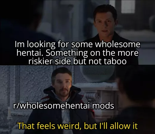 For those on the spicier side of wholesome hentai by Sirrom_Wulfe-