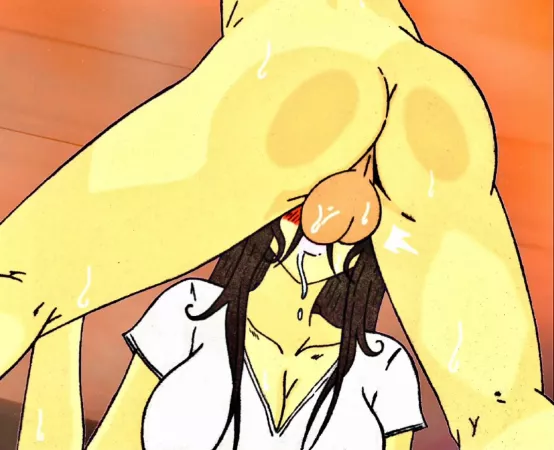 forced blowjob view from behind artwork by NiaTheCatt