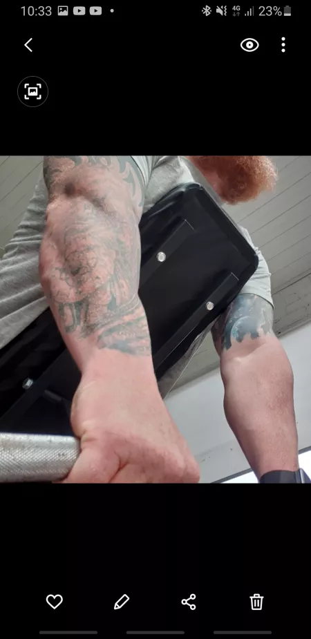 Forearms are my favourite muscles to work by armshightower