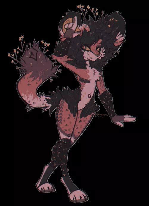 Forest Lion Adopt!! $50-Paypal/Kofi only! Art by me/@Groovymuttz on Twitter by D0qbites
