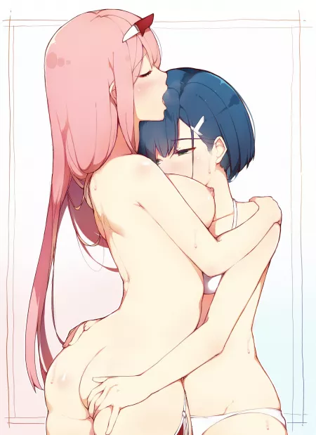 “Forget Hiro Ichigo and ‘come’ with me” 😏 [Darling in the Franxx] (Credit: Kimoshi) by _YURILVR