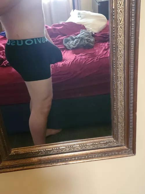 Forgot I had lunch plans... No way this will fit in jeans 😳 by DickeyDonk1230