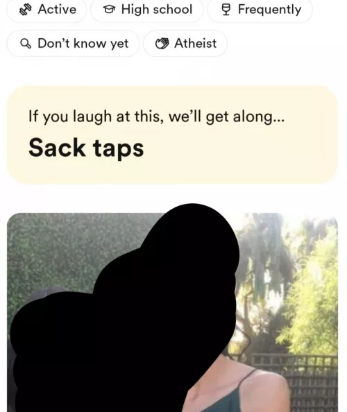 Found a girl who likes hurting balls on bumble. They are out there! by notfalseking