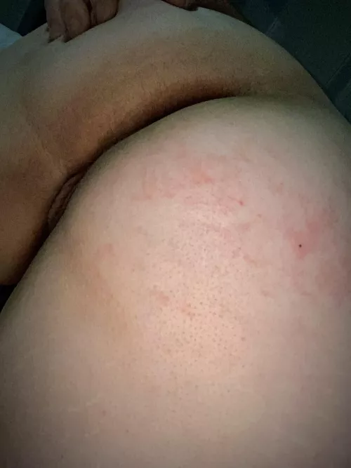 Found her showing her tits online.. she earned this red ass 😈 by goodhusband8080