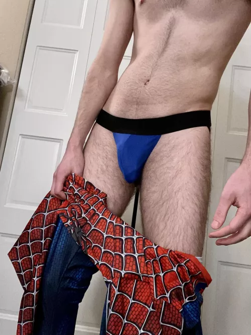 Found out what Spidey wears under that suit 👀 by yunghorn