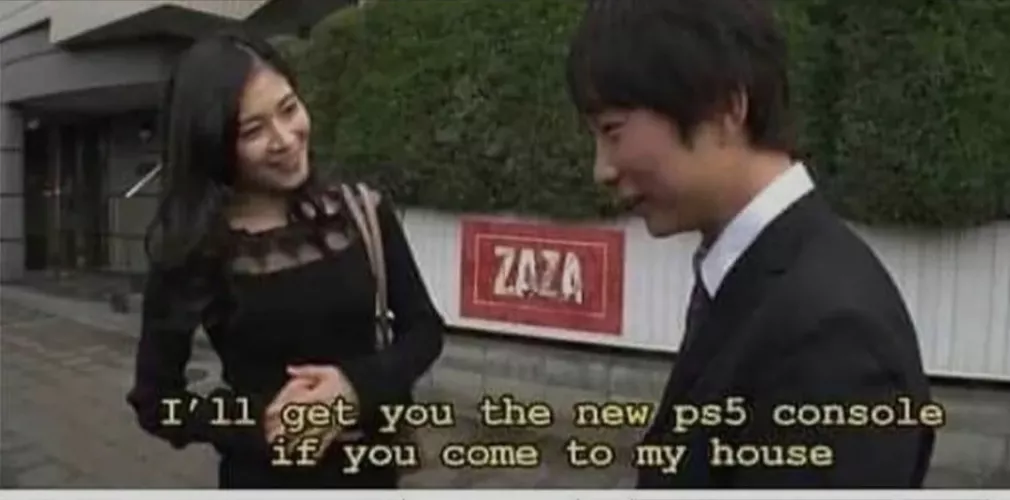 Found this photo on Instagram as a meme...is it a jav if yes than code please...