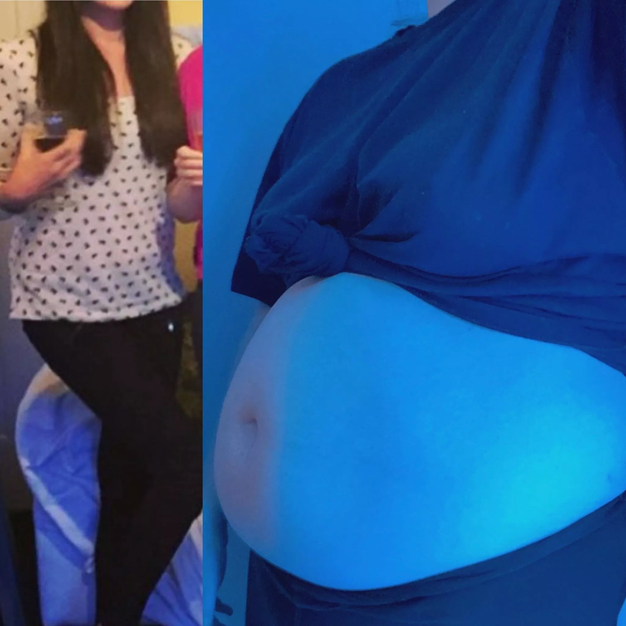 four month change (before and after) 🥺 posted by asherine