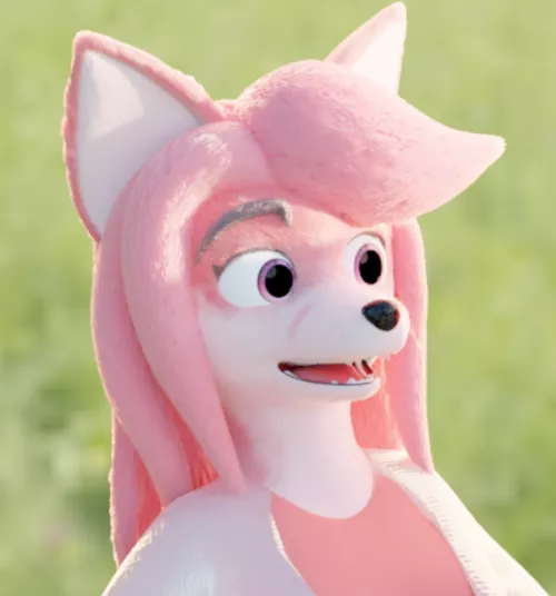 Fox I made in Blender :) by FurryAuction