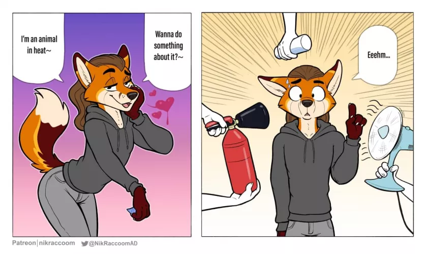 Fox in heat. By me by Nik159