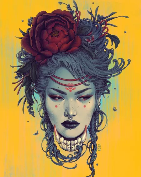 Fox Witch by Maria Dimovq by MusaibWadkar