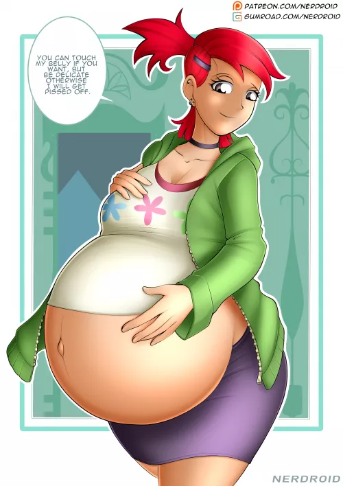 Frankie Foster pregnant - Art by me(NerDroid) by Ner-Droid