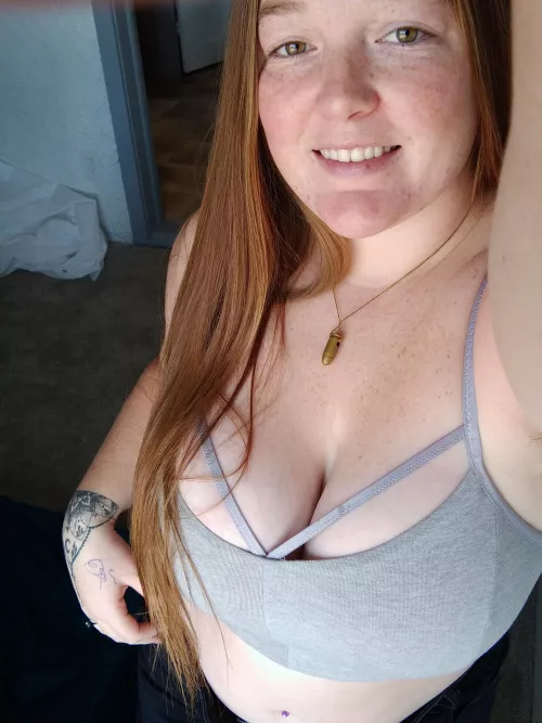 Freckled cleavage anyone? by pussiesncream