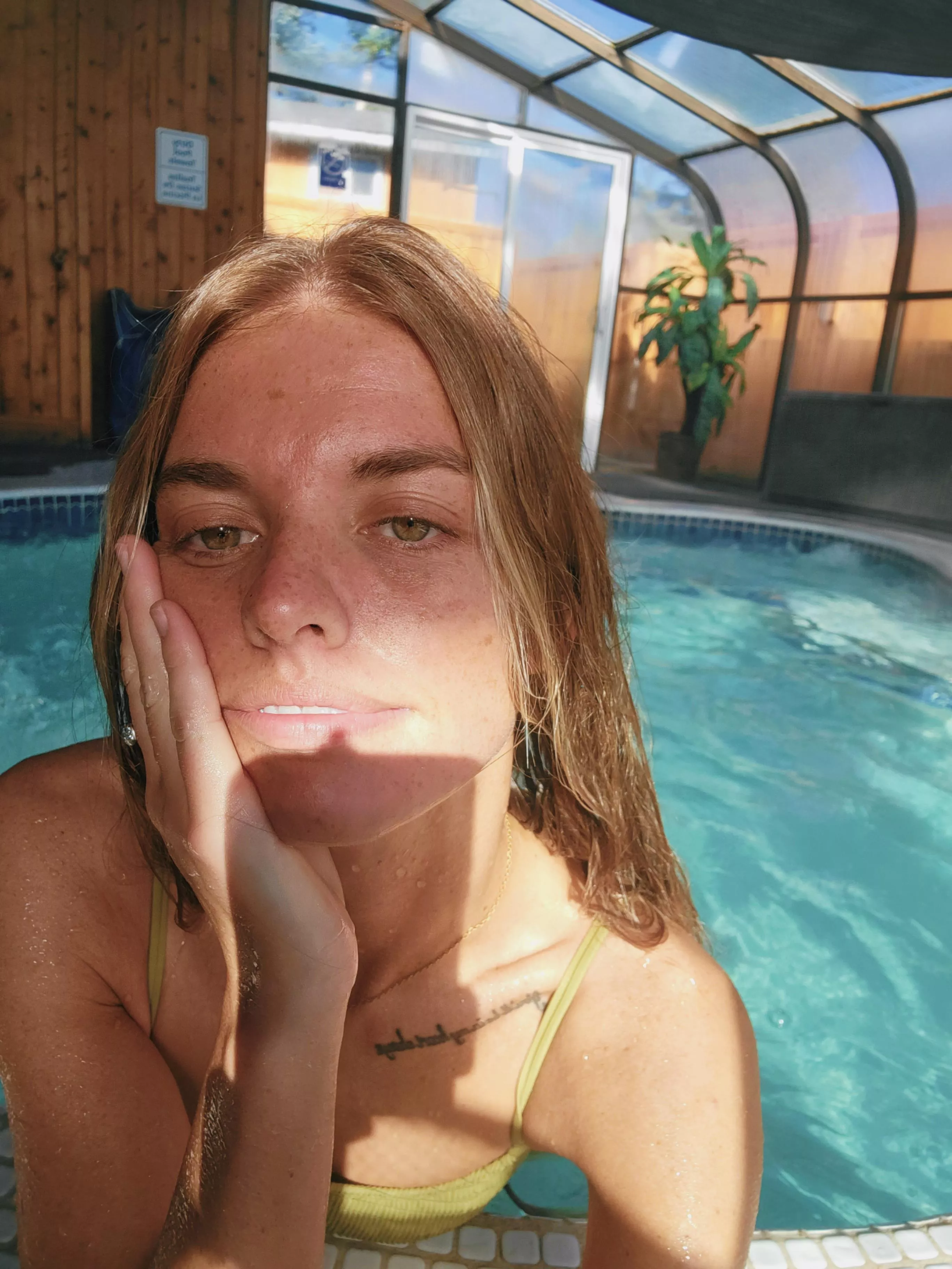 freckles 😌 posted by bronzedblazedblondie