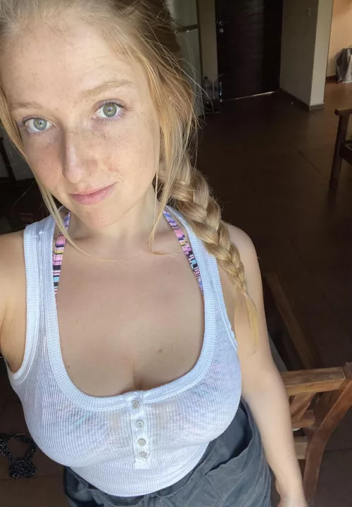 Freckles, red hair, green eyes.. just your typical ginger 🤷‍♀️😜 by freedom_fruit