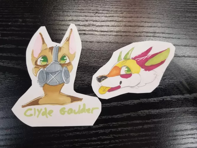 FREE BADGE RAFFLE - testing out my new markers! Comment to enter by siloh_project_zero