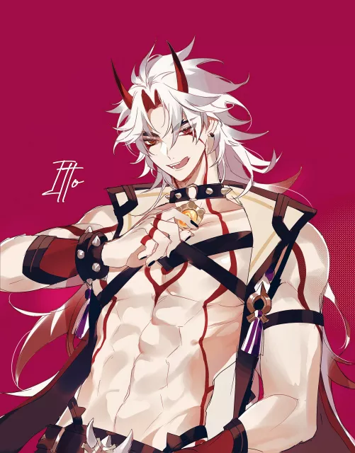 Free the nipples (Genshin Impact) by AlbertMendez442