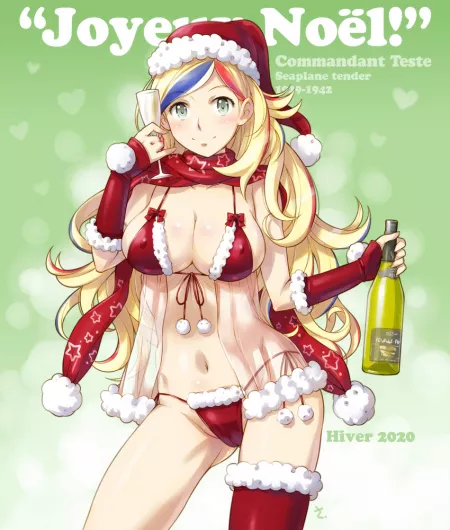French style sexy Santa by Emissary_of_Yuggoth
