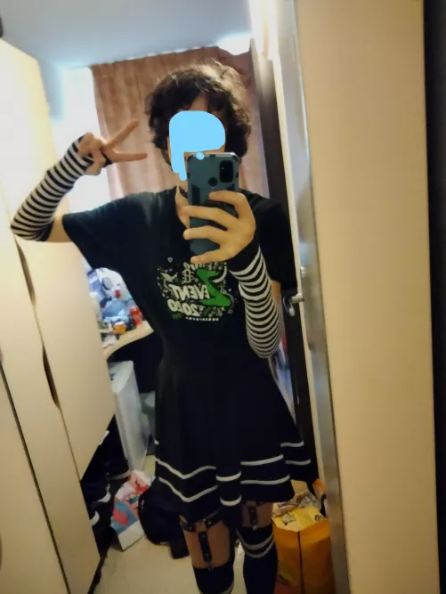 French Tgirl (19) here, and went to school like that (presenting fem) for the first time ! I loved it ! Gender euphoria is so cool UwU by Nei-Chan-