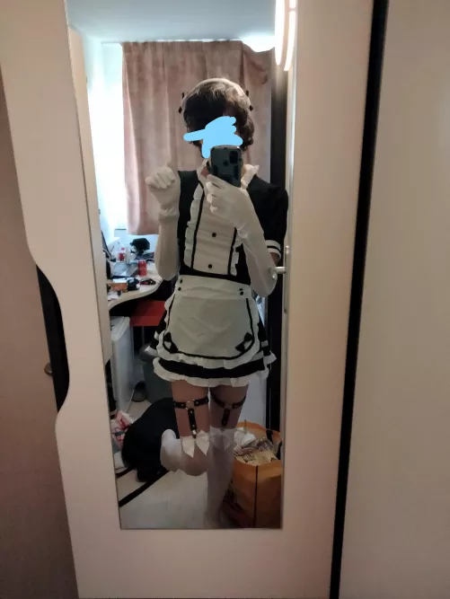 French Tgirl maid has arrived for you, Master UwU by Nei-Chan-