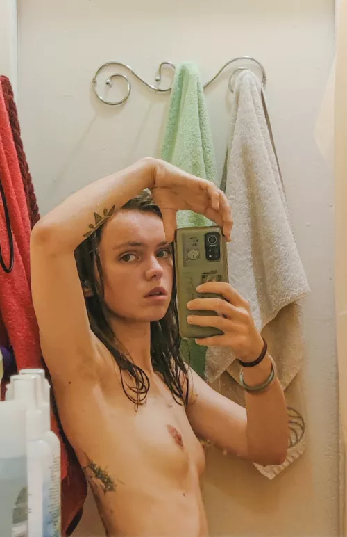 fresh and clean selfie by Beauty_Bird