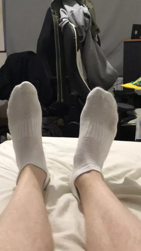 Fresh out of a gym session and a pair of stinky running shoes, who wants to sniff? by Adxm12