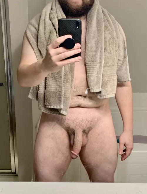 Fresh out of the bath with a clean beard… or do you guys prefer dirty? by JustlyThat