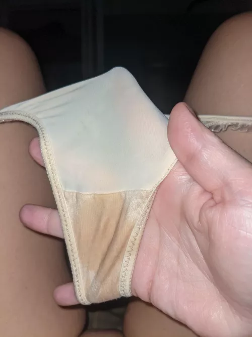 Freshly cummed 😜 by peekinmypanties