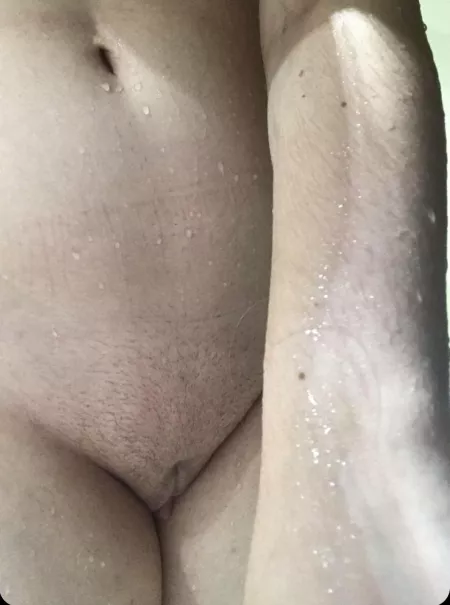 Freshly shaved In the shower by LayneXC