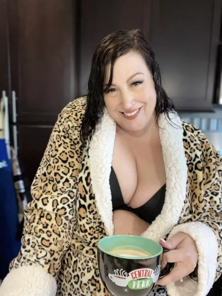 Freshly showered and coffeed. by Menopausaljezebel