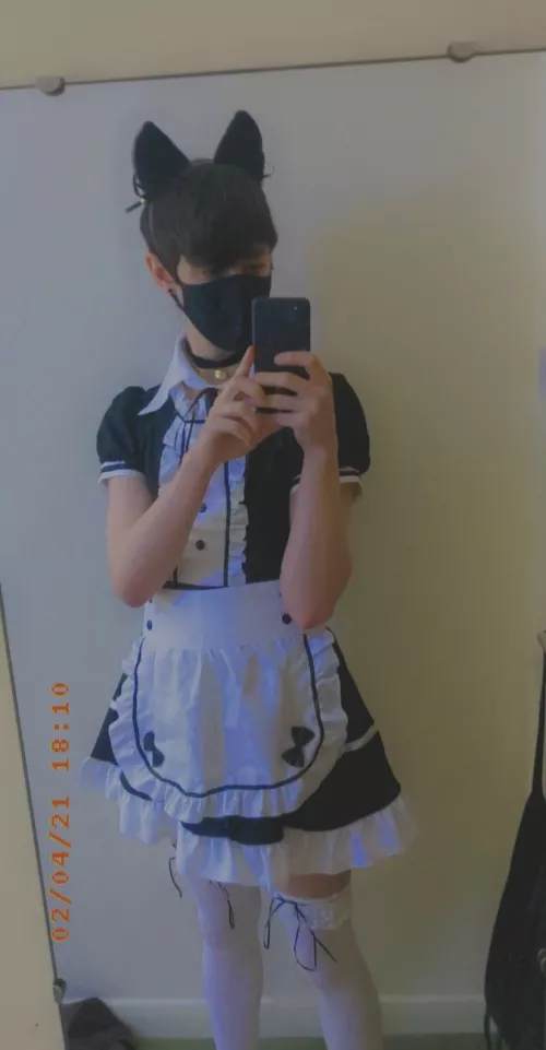 Friend bought me a maid outfit last year for Christmas by McPiranha