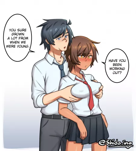 Friendly hug by MrFluffals