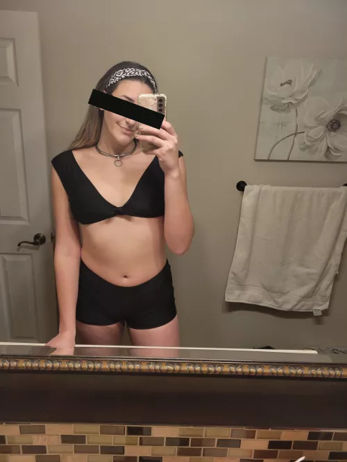 Friends finally asked about the collar last night in the hottub... Told them I have been owned for a while now ❤️ by FlashyHalf876