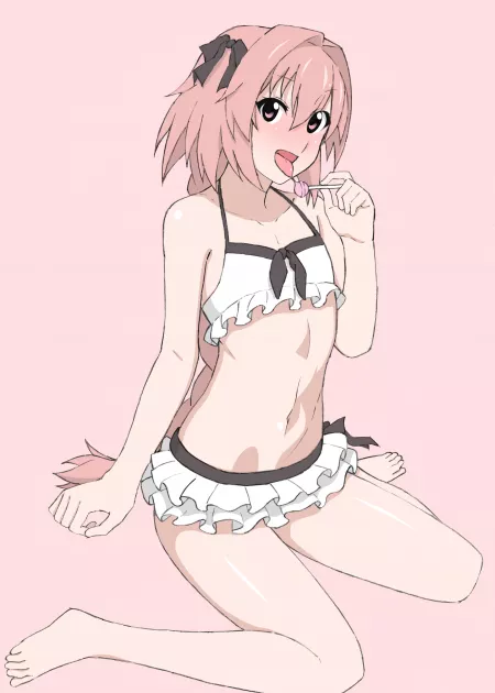 Frilled Swimsuit Astolfo (Kashiwa) [Fate] by sequence_string