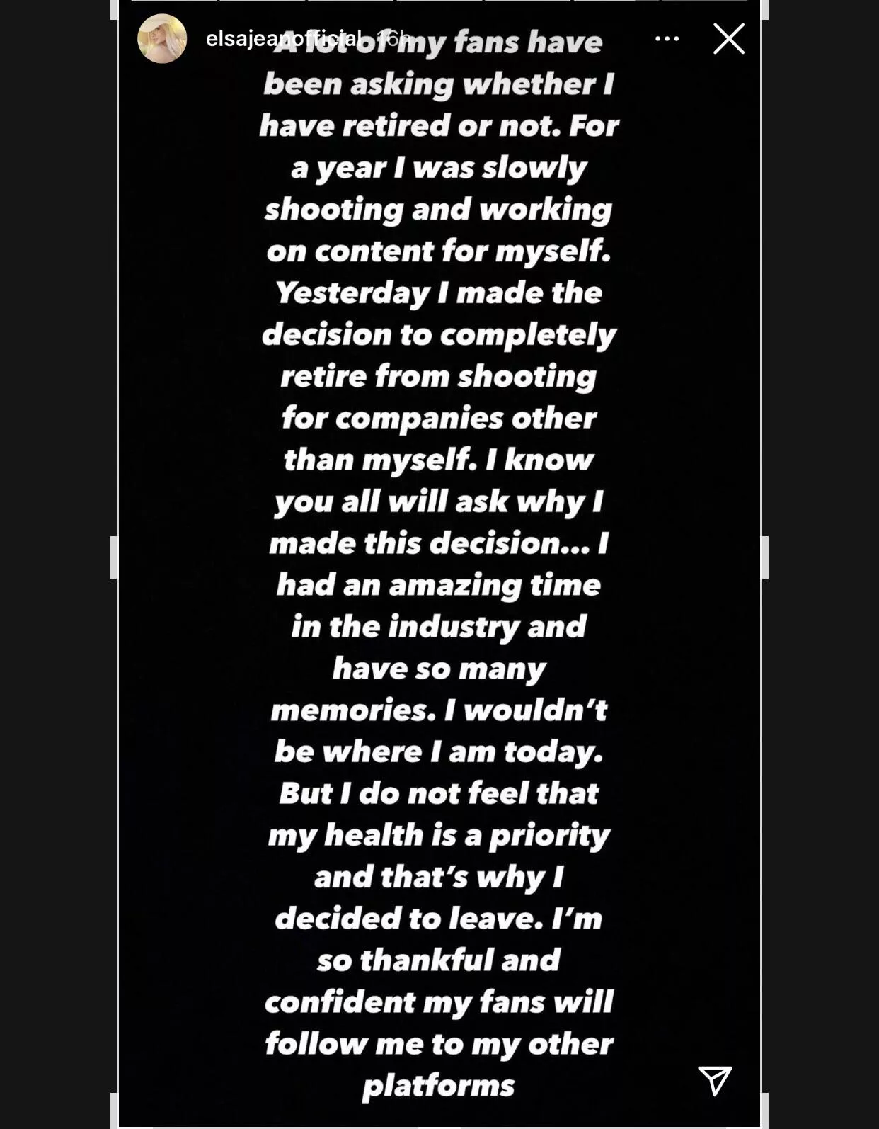 From Elsa’s Insta: posted by LittleRedheadRider