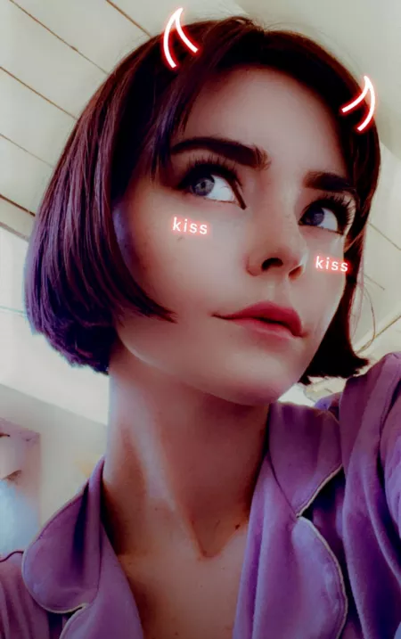 From her SC. So cute! ❤️ by k98nights