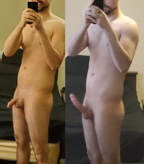 From shrinkage to erection. Do your best to objectify me by foistloist