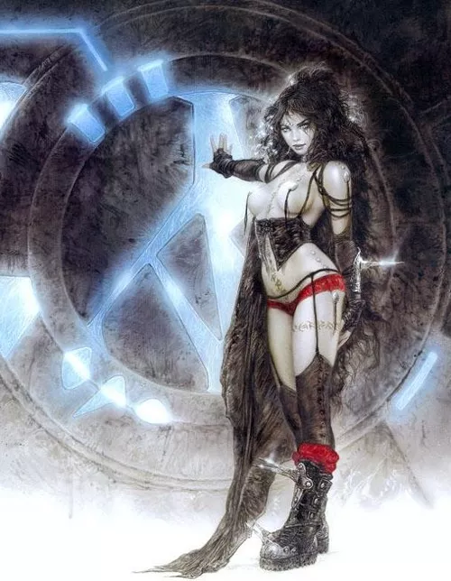 from Subversive Beauty by Luis Royo posted by Diffeomorphism