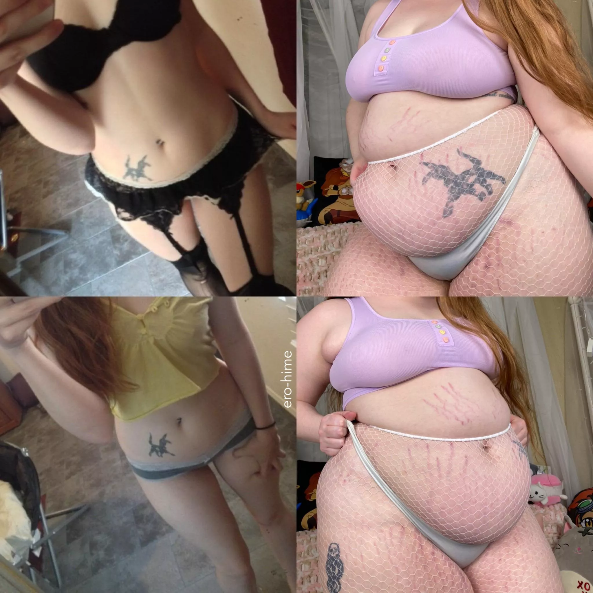 From toned to tubby 😘 posted by ero-hime