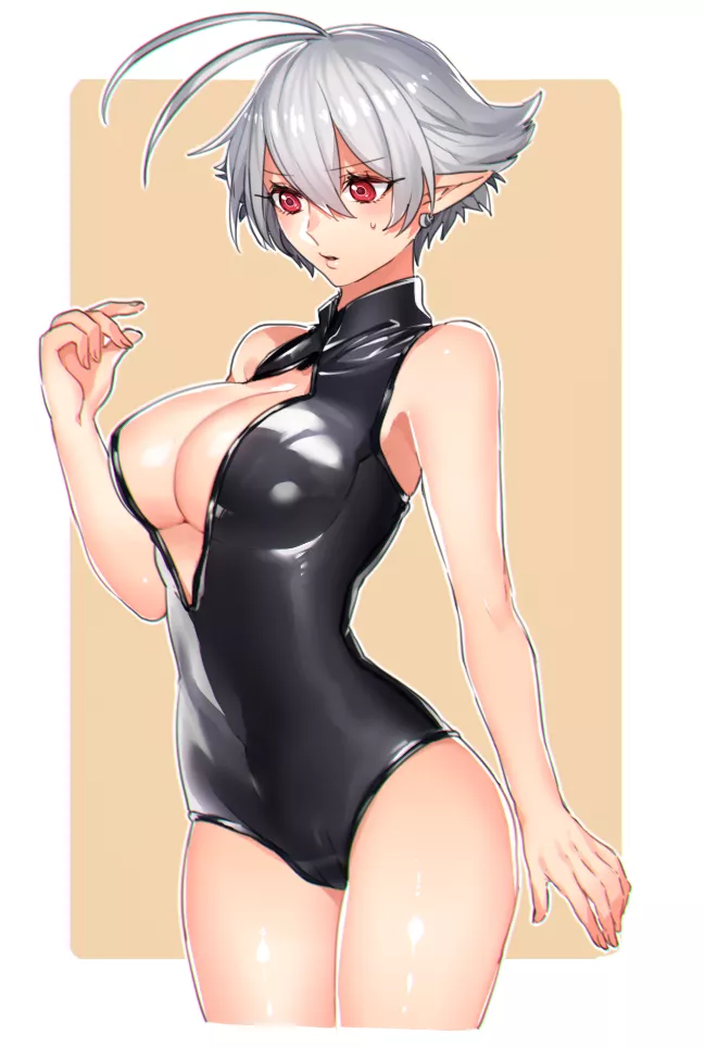 Front Zipper Swimsuit (Katagiri Hachigou) [Original] posted by sequence_string