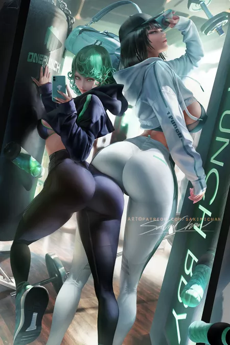 Fubuki & Tatsumaki [One Punch Man] by CheetahSperm18