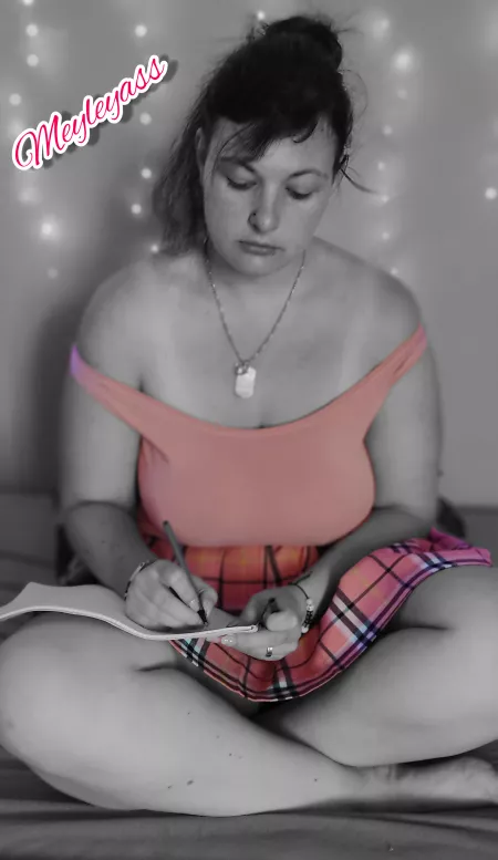 Fuck homework, fuck me 😍 [OC] by Meyleyass