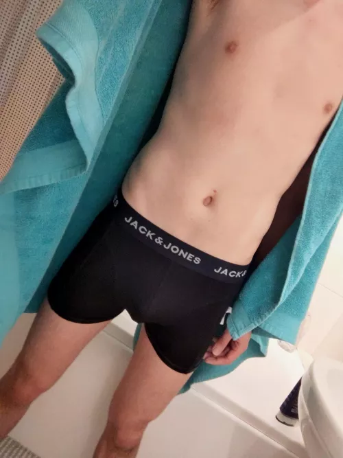 fuck it, boxers in the shower by BravoIndia